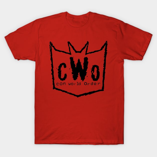 cWO - Con World Order (inverse) T-Shirt by Rodimus Primal